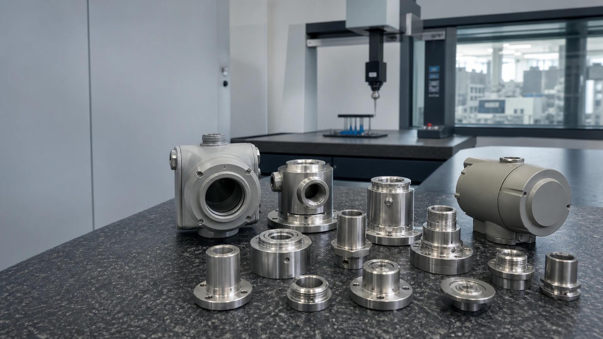 CNC-gefertigte Gehäuse für Prozessmesstechnik