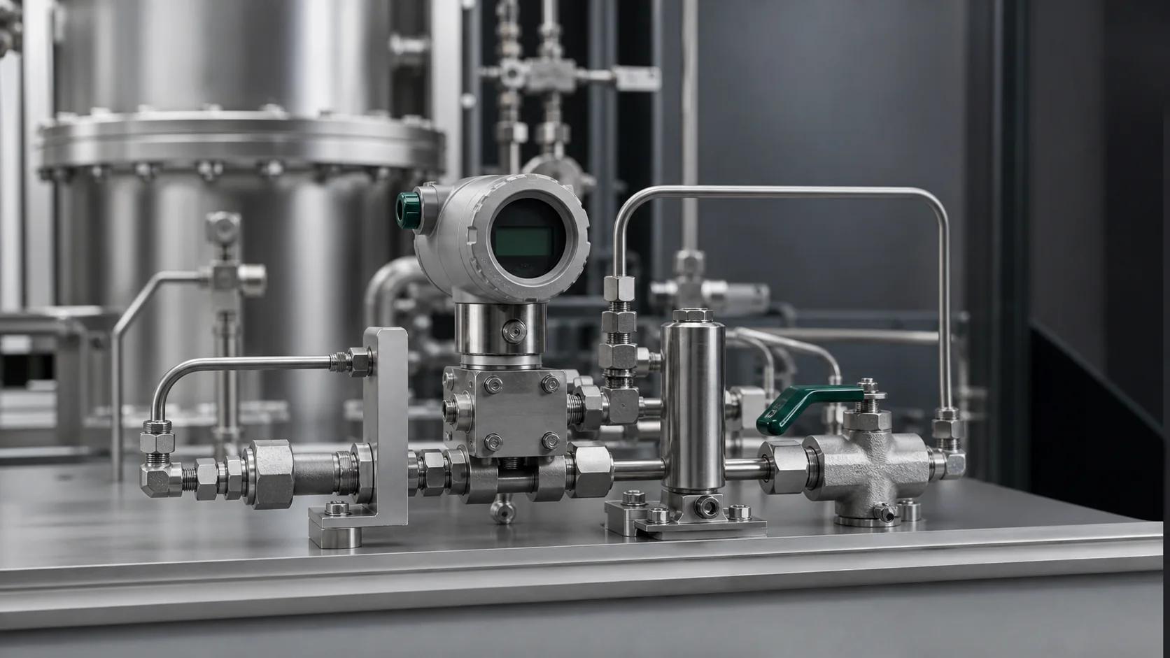 Instrumentation & pressure systems equipment using custom metal components