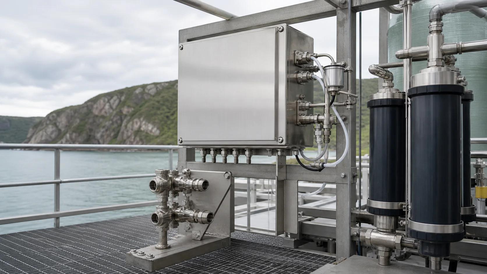 Marine & outdoor equipment equipment using custom metal components