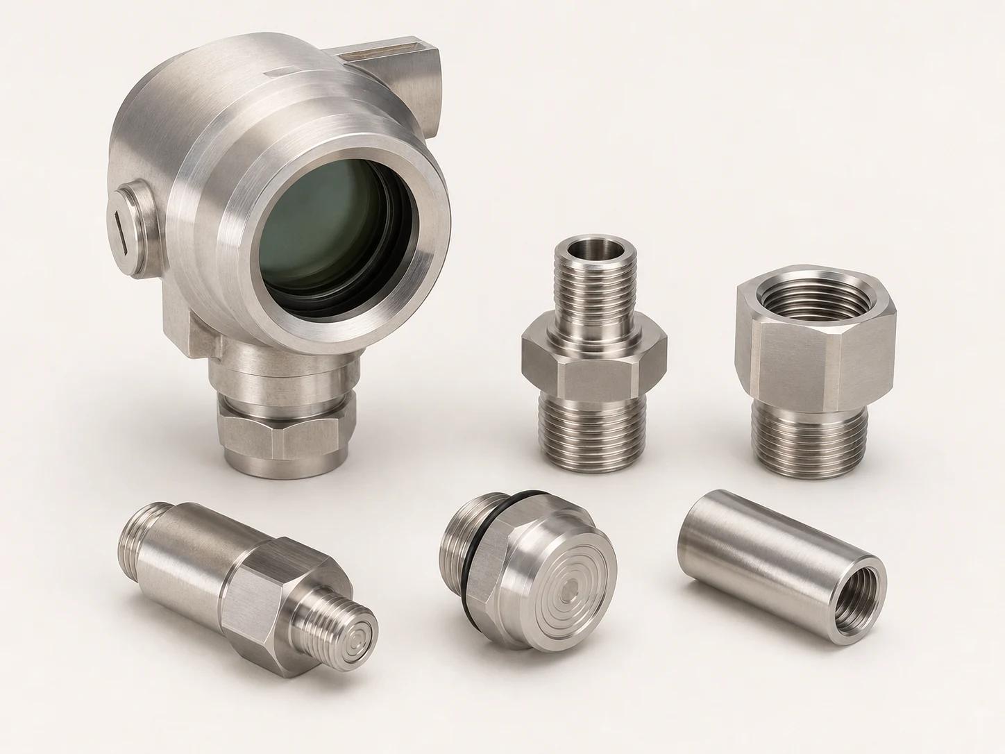 Non-standard fittings custom metal component family