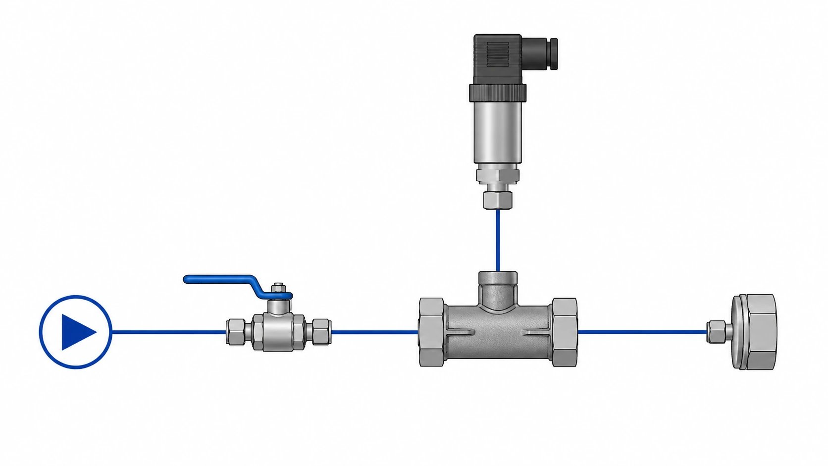 Conceptual test boundary with supply, isolation, test item, sensor and cap