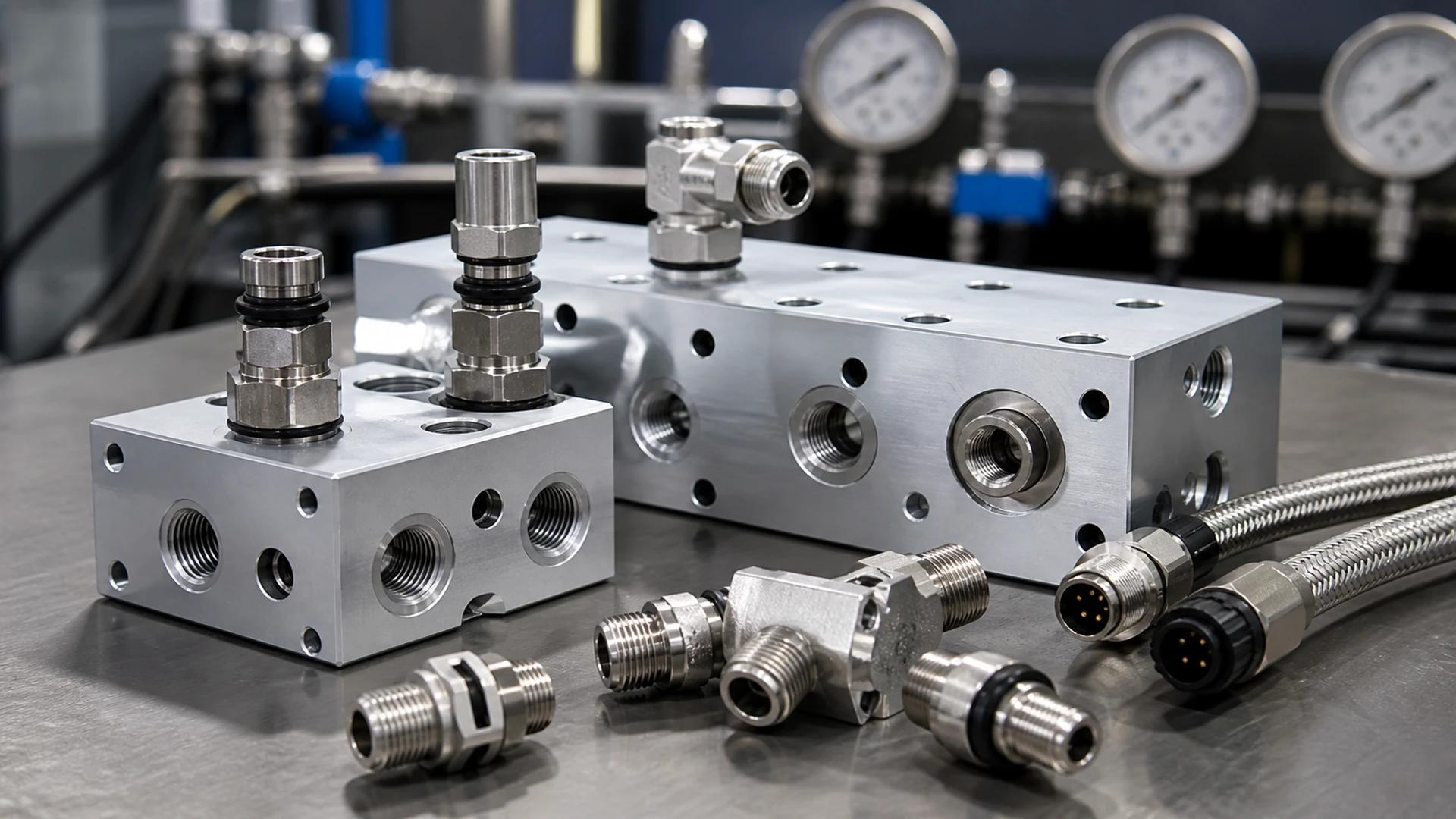 CNC-gefertigter Flüssigkühlungsverteiler