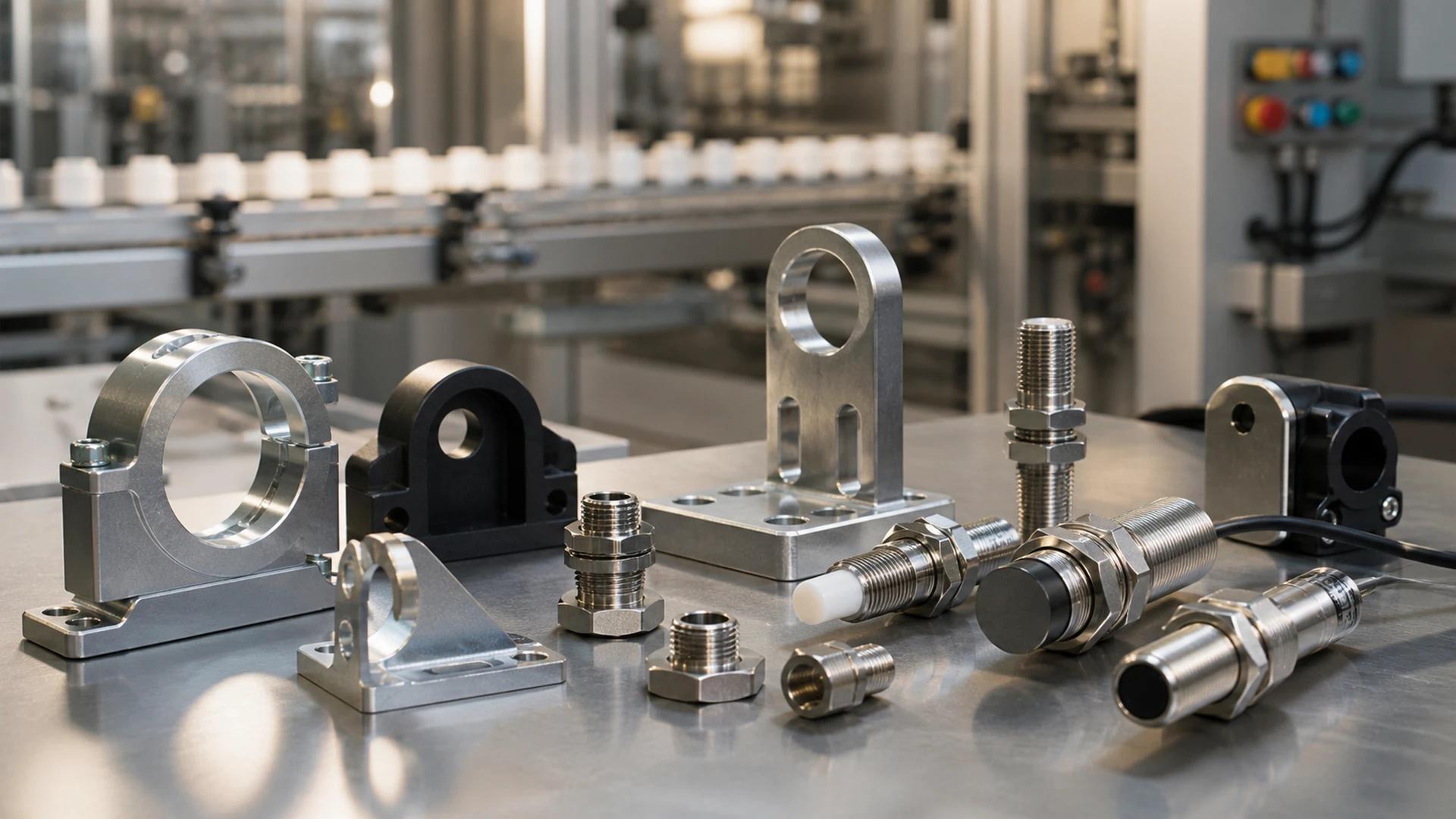 Componenti CNC per sensori di macchinari