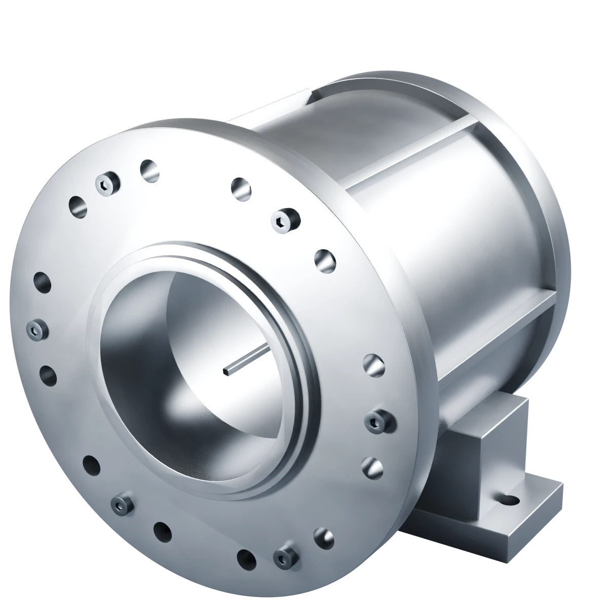 Representative machined housings geometry