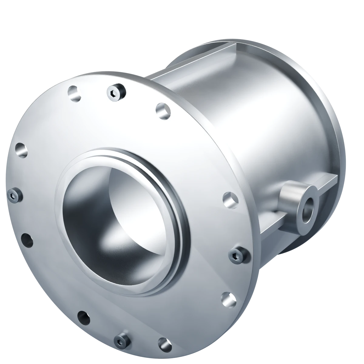Representative ported housings geometry